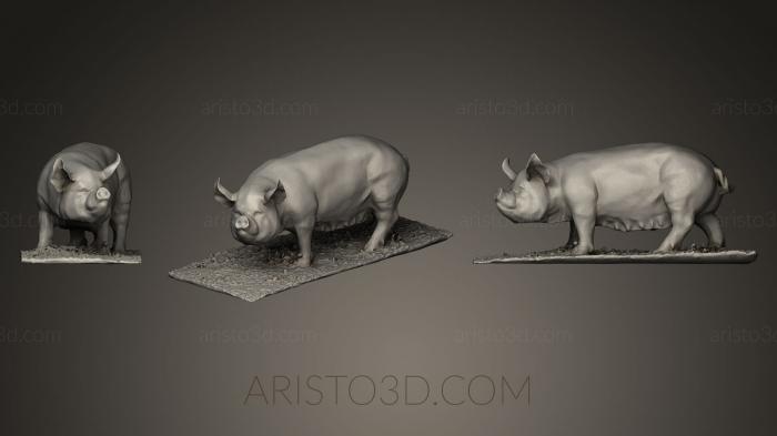 Animal figurines (STKJ_0442) 3D model for CNC machine